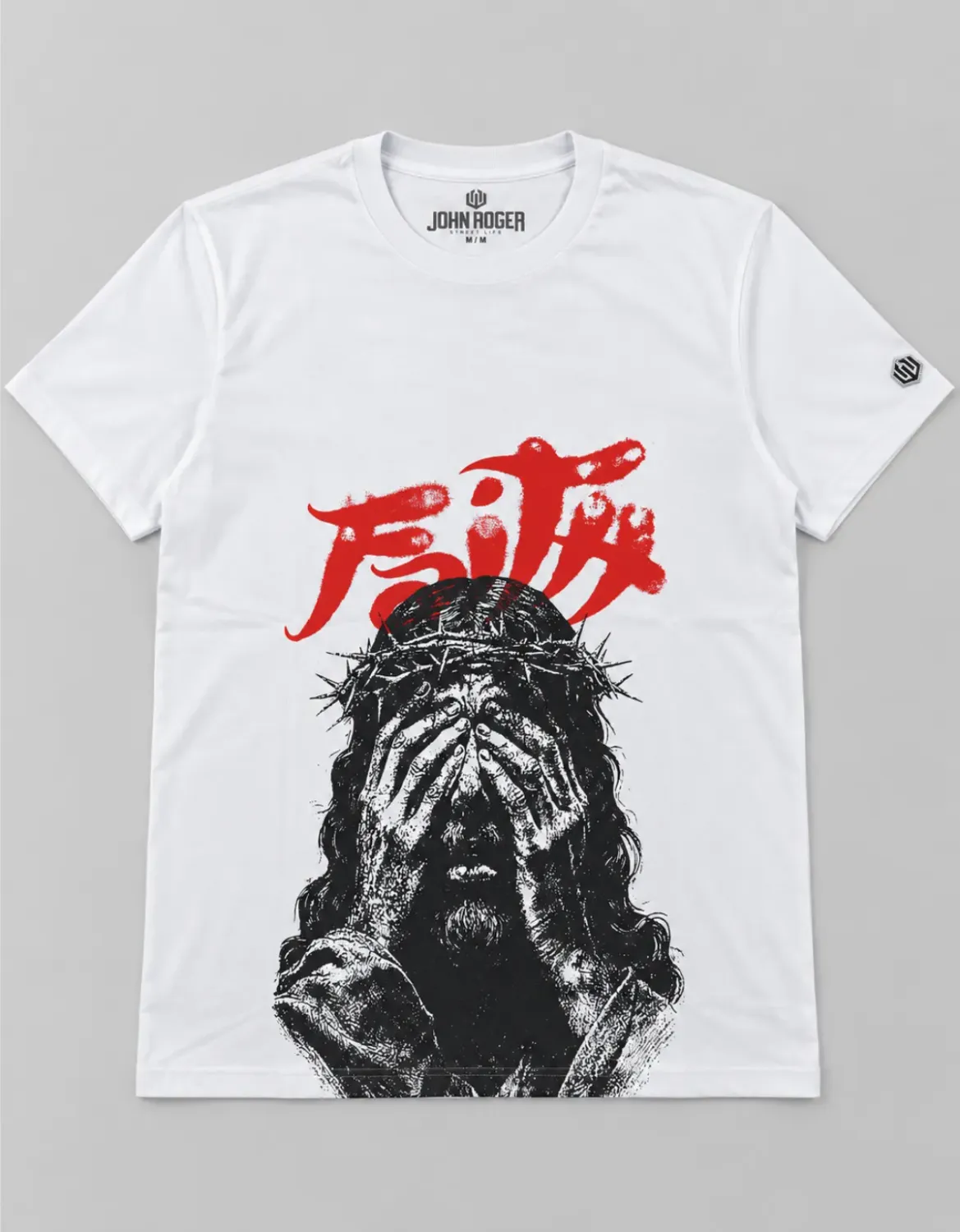 CAMISETA MALHÃO FAITH JR - BRANCO