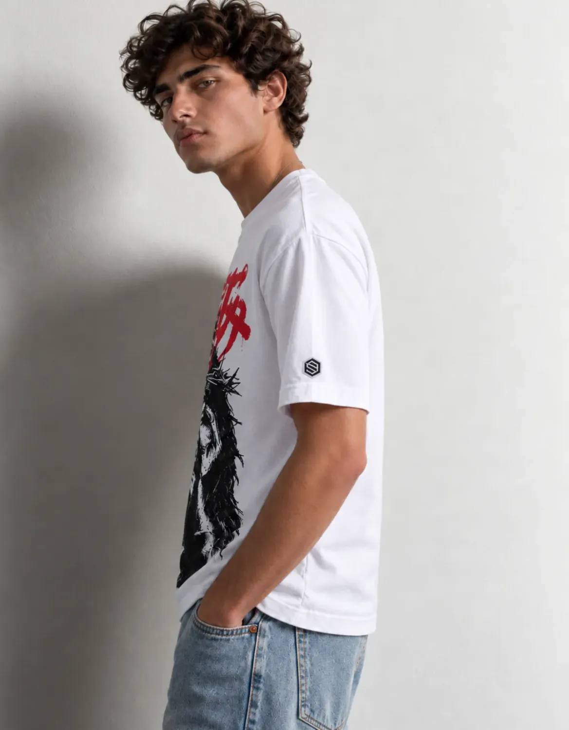 CAMISETA MALHÃO FAITH JR - BRANCO