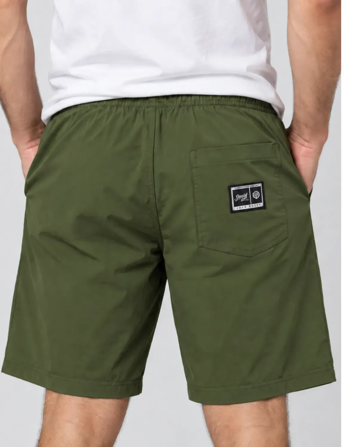 BERMUDA  ELASTICO  STRETCH JOHN ROGER - VERDE