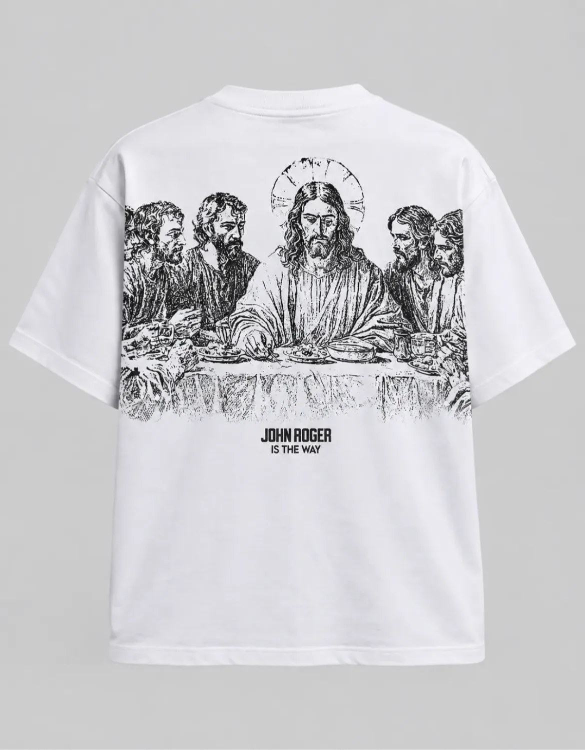 CAMISETA MALHÃO OVERSIZED JR SUPPER- BRANCO