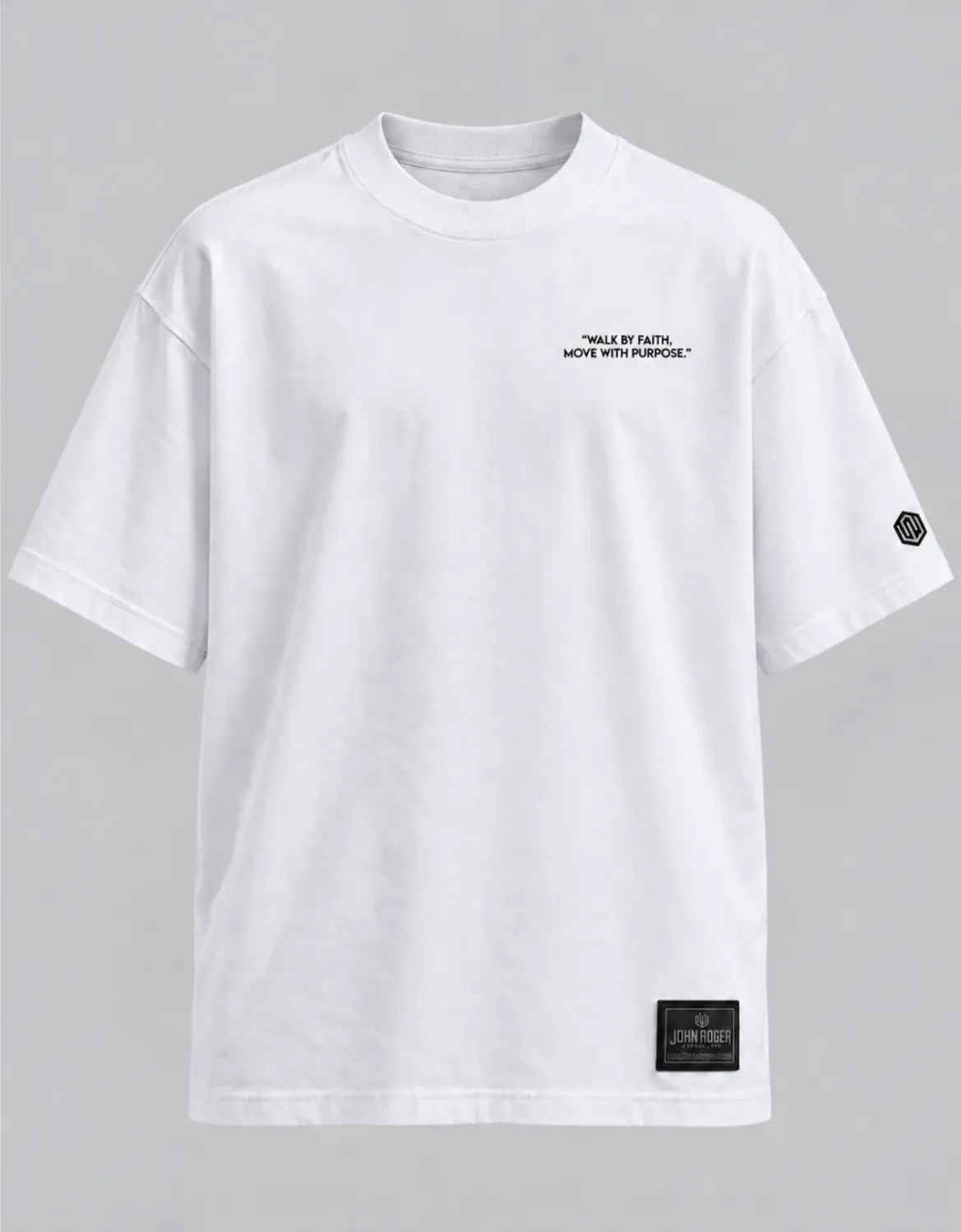 CAMISETA MALHÃO OVERSIZED JR SUPPER- BRANCO