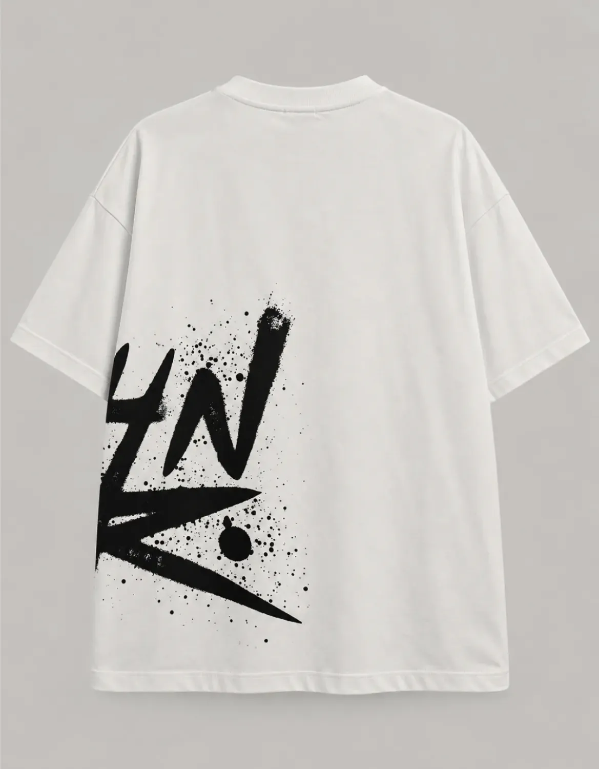 CAMISETA MALHÃO OVERSIZED JR TAG - OFF WHITE