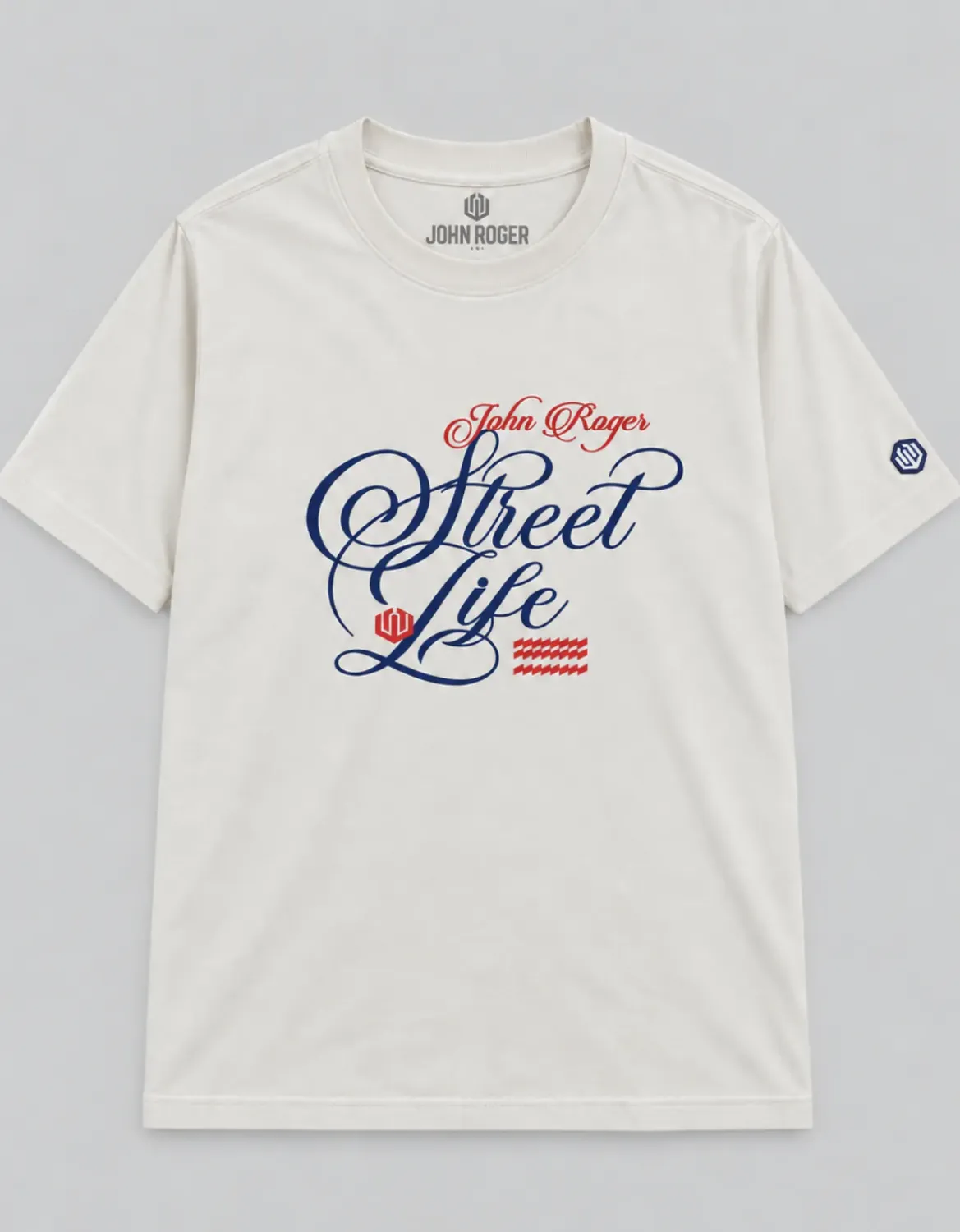 CAMISETA MALHÃO JR WRITING  - OFF WHITE