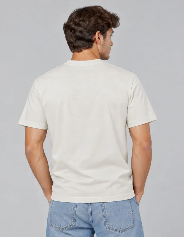 CAMISETA MALHÃO JR WRITING  - OFF WHITE