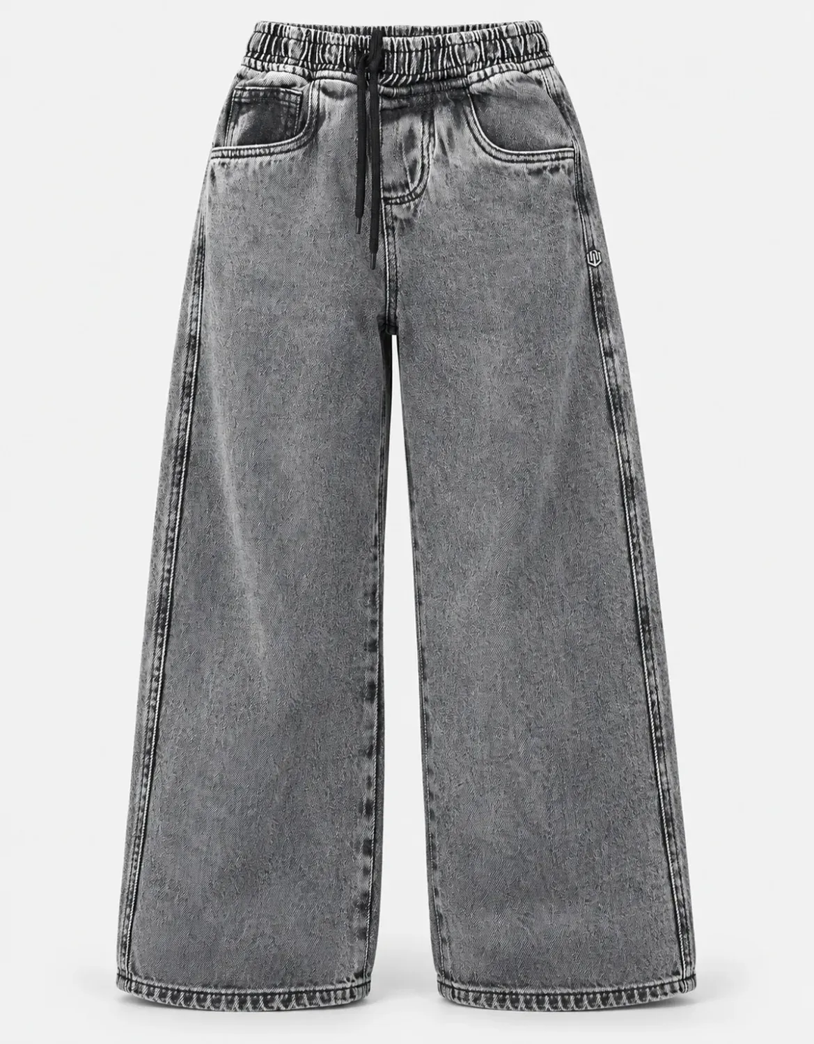 CALCA  BAGGY JUVENIL JOHN ROGER - BLACK MARMORIZADO