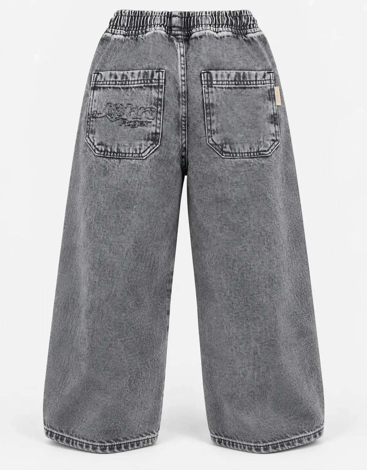 CALCA  BAGGY JUVENIL JOHN ROGER - BLACK MARMORIZADO