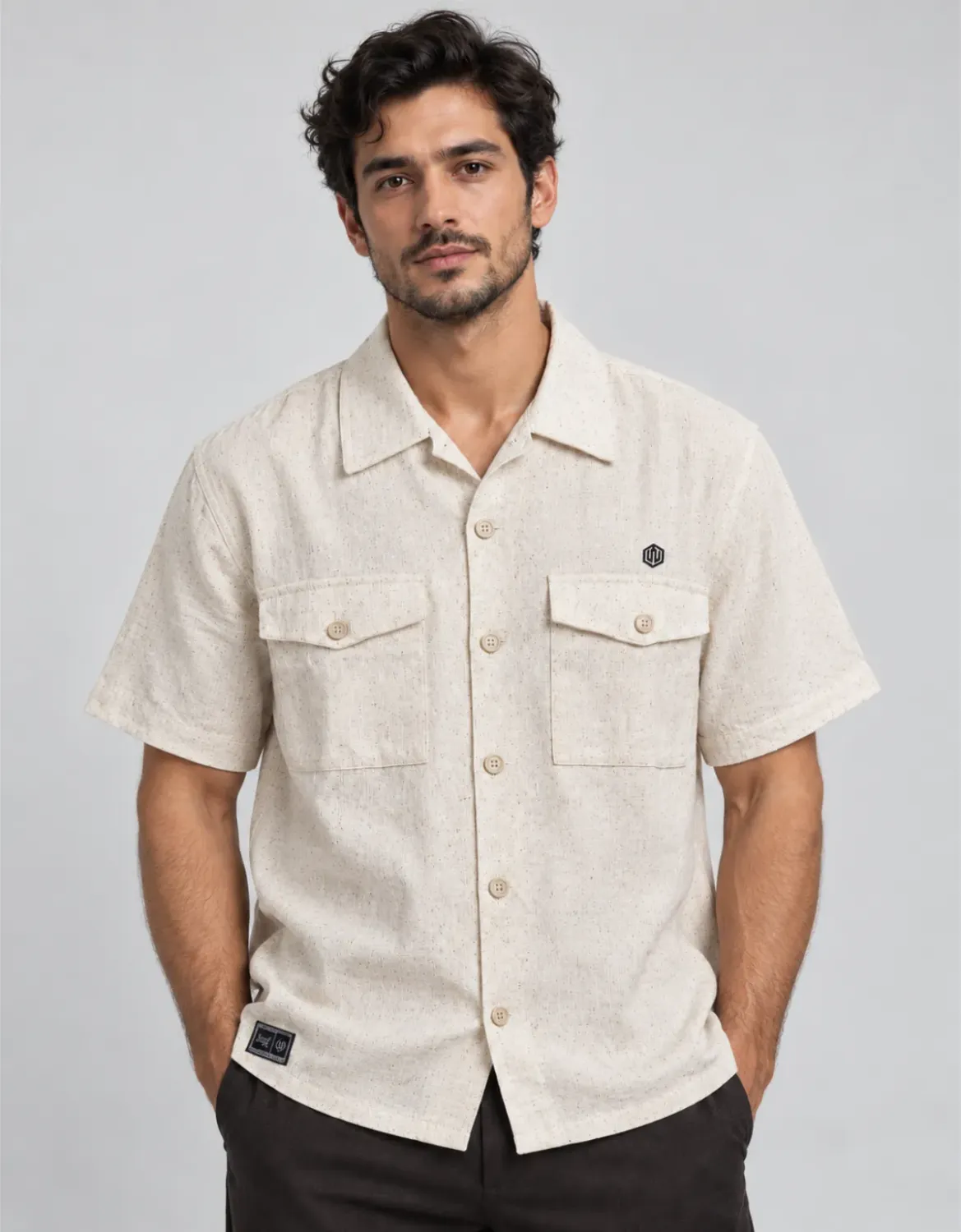 CAMISA SARJA WORK WEAR JR/ LINHO