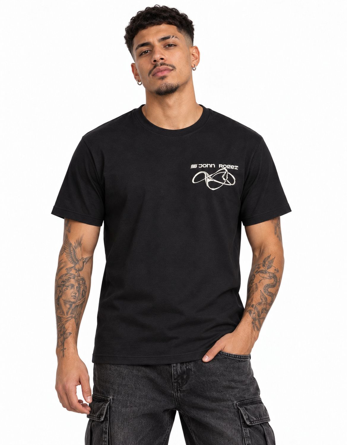 CAMISETA BASIC LIGHT DUALITY - PRETO