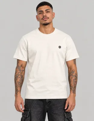 CAMISETA BASIC LIGHT JR LOGO OFICIAL- OFF WHITE