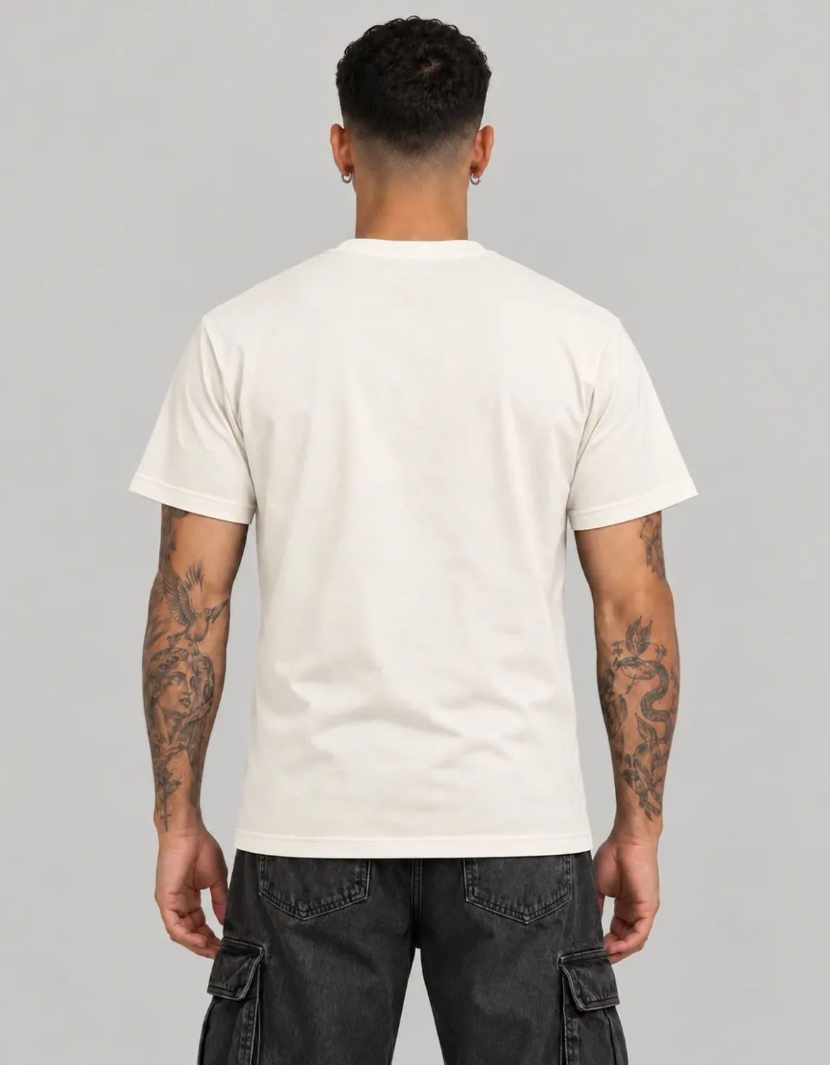 CAMISETA BASIC LIGHT JR LOGO OFICIAL- OFF WHITE
