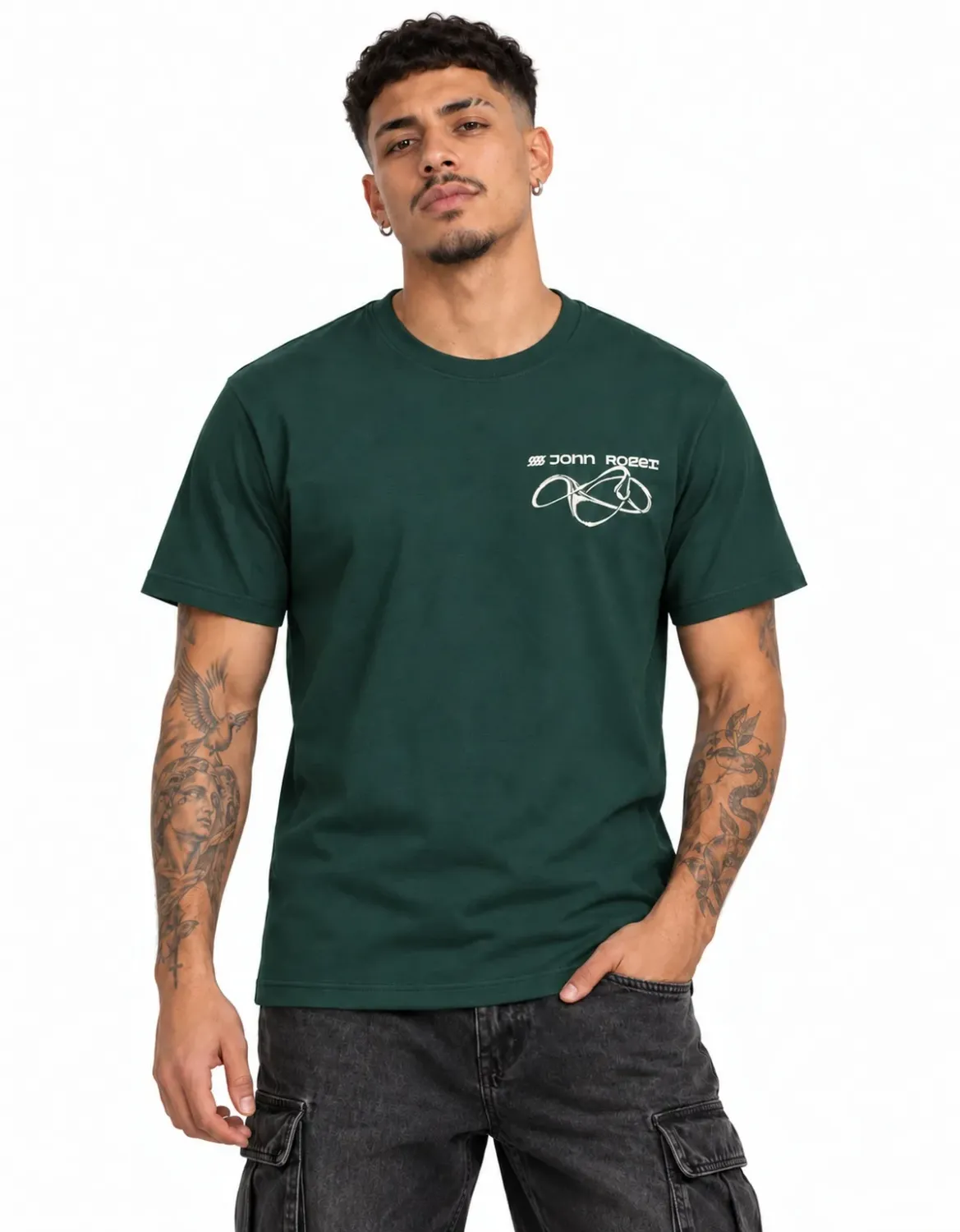 CAMISETA BASIC LIGHT DUALITY - FLORESTA