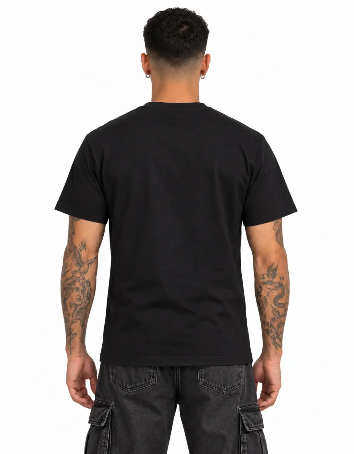 CAMISETA BASIC LIGHT JR LOGO OFICIAL- PRETO