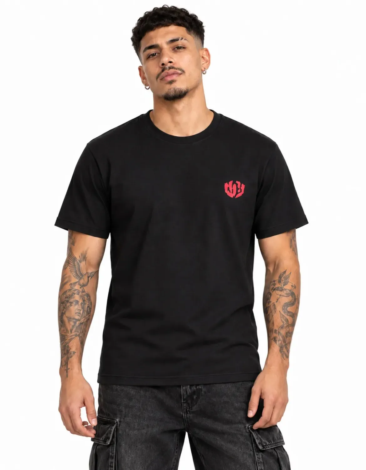 CAMISETA BASIC LIGHT JR MOVE- PRETO
