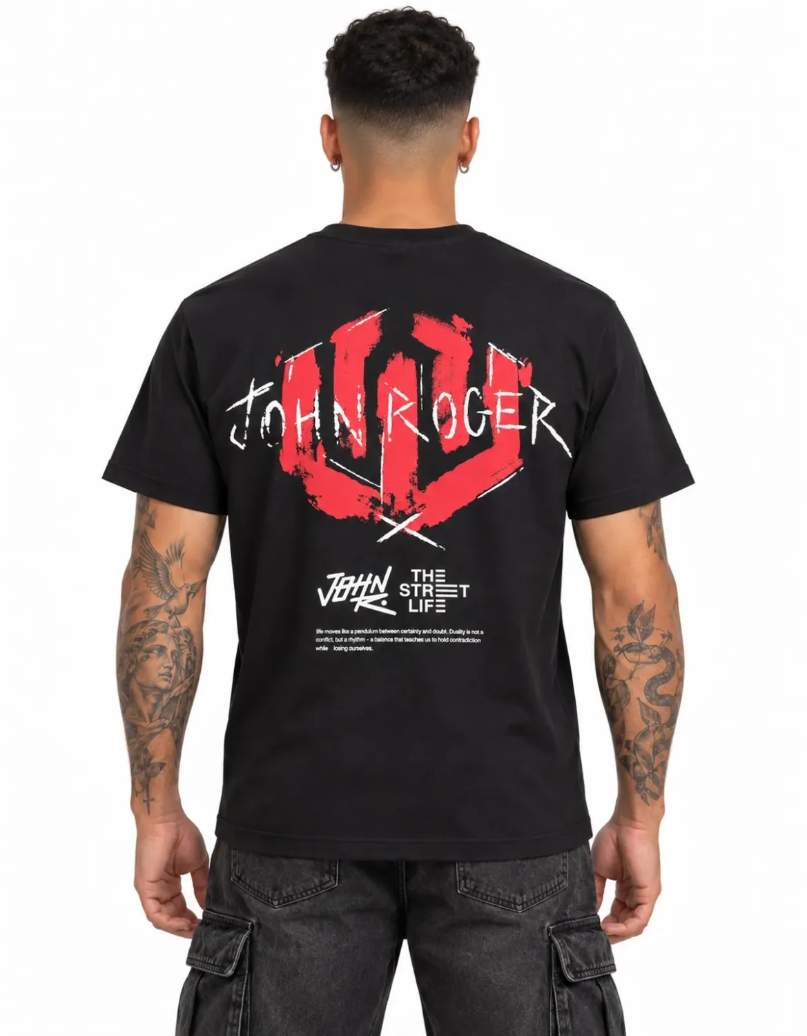 CAMISETA BASIC LIGHT JR MOVE- PRETO