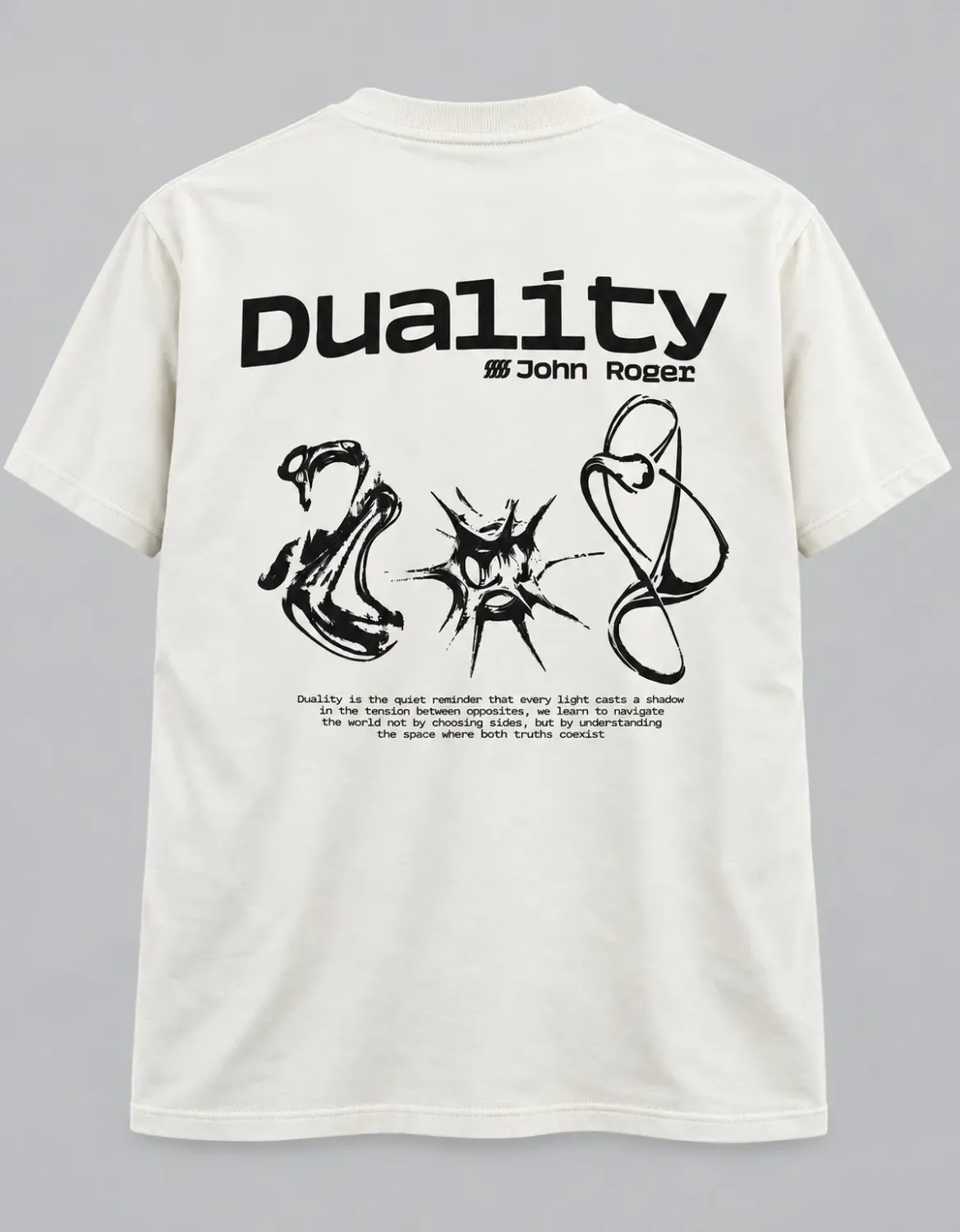 CAMISETA BASIC LIGHT DUALITY - OFF WHITE
