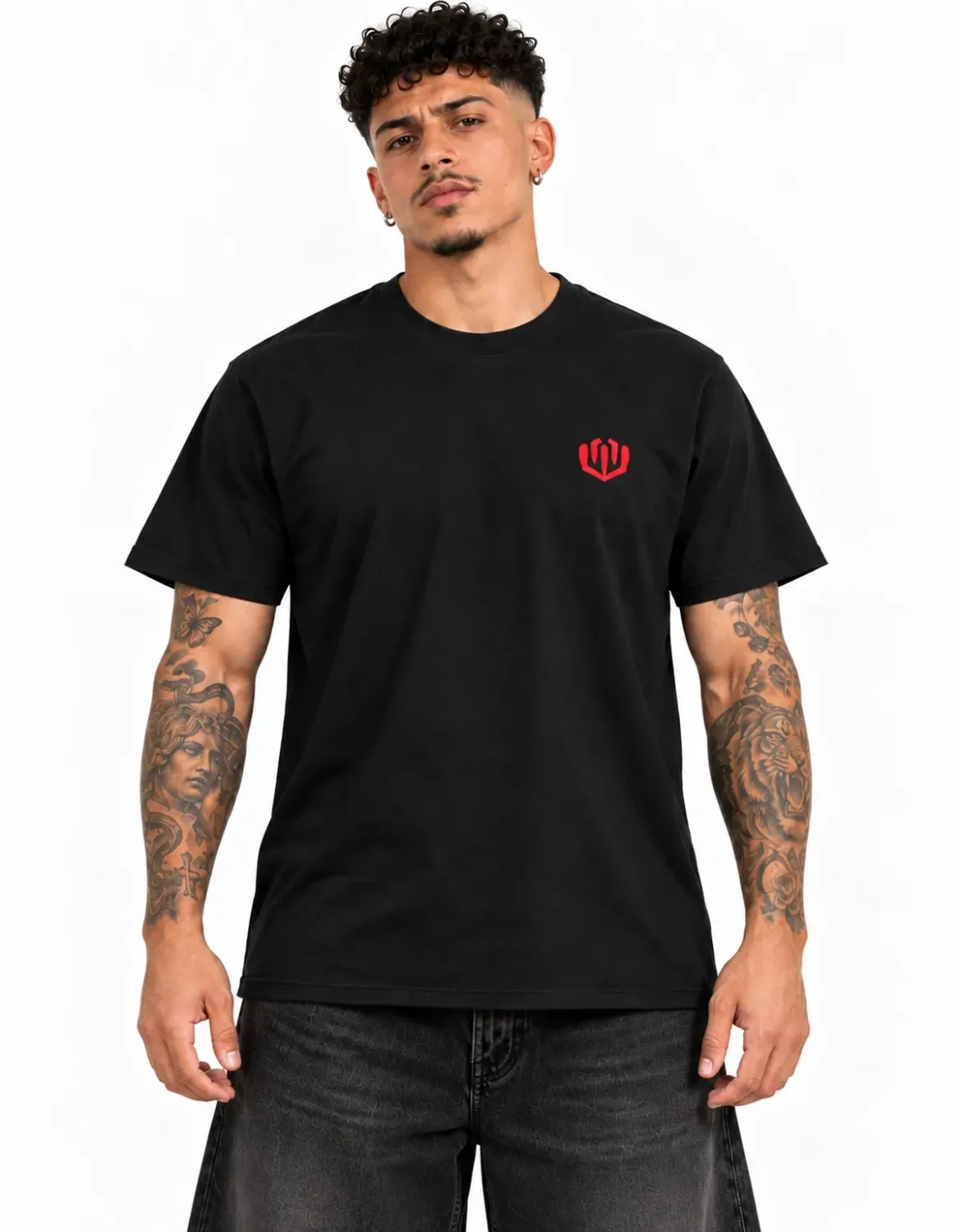 CAMISETA BASIC LIGHT MAT JR - PRETO