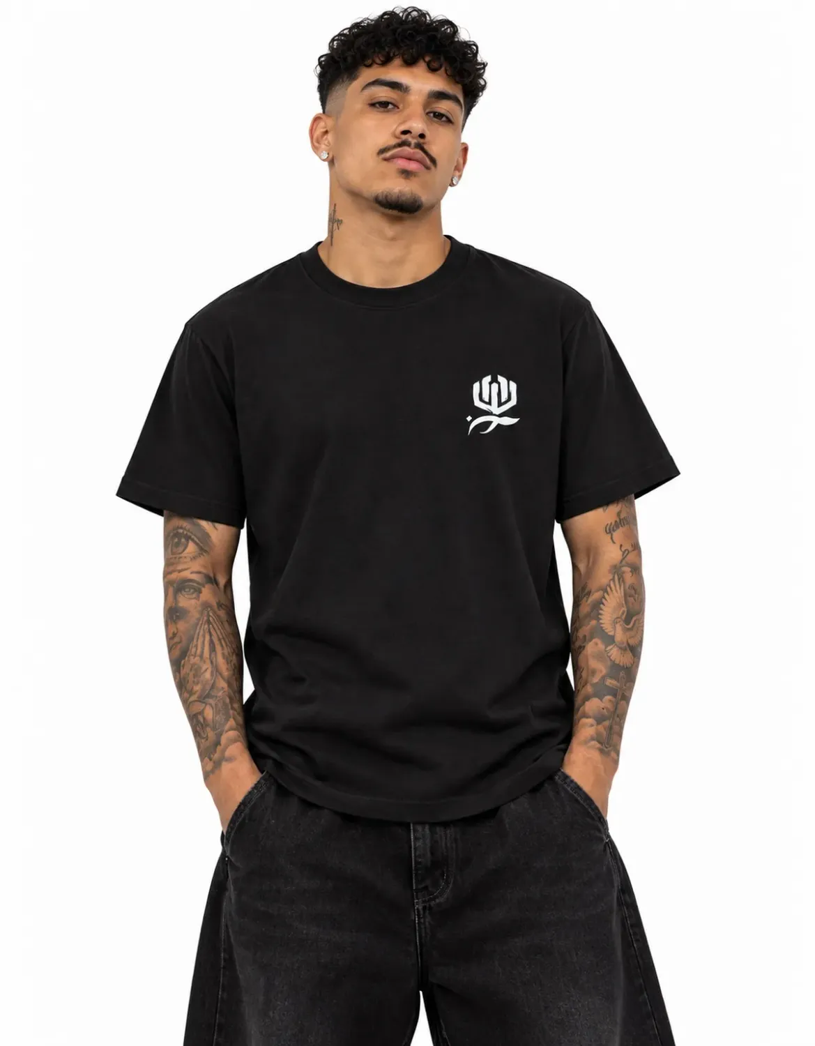 CAMISETA BASIC LIGHT RENAISSANCE JR - PRETO