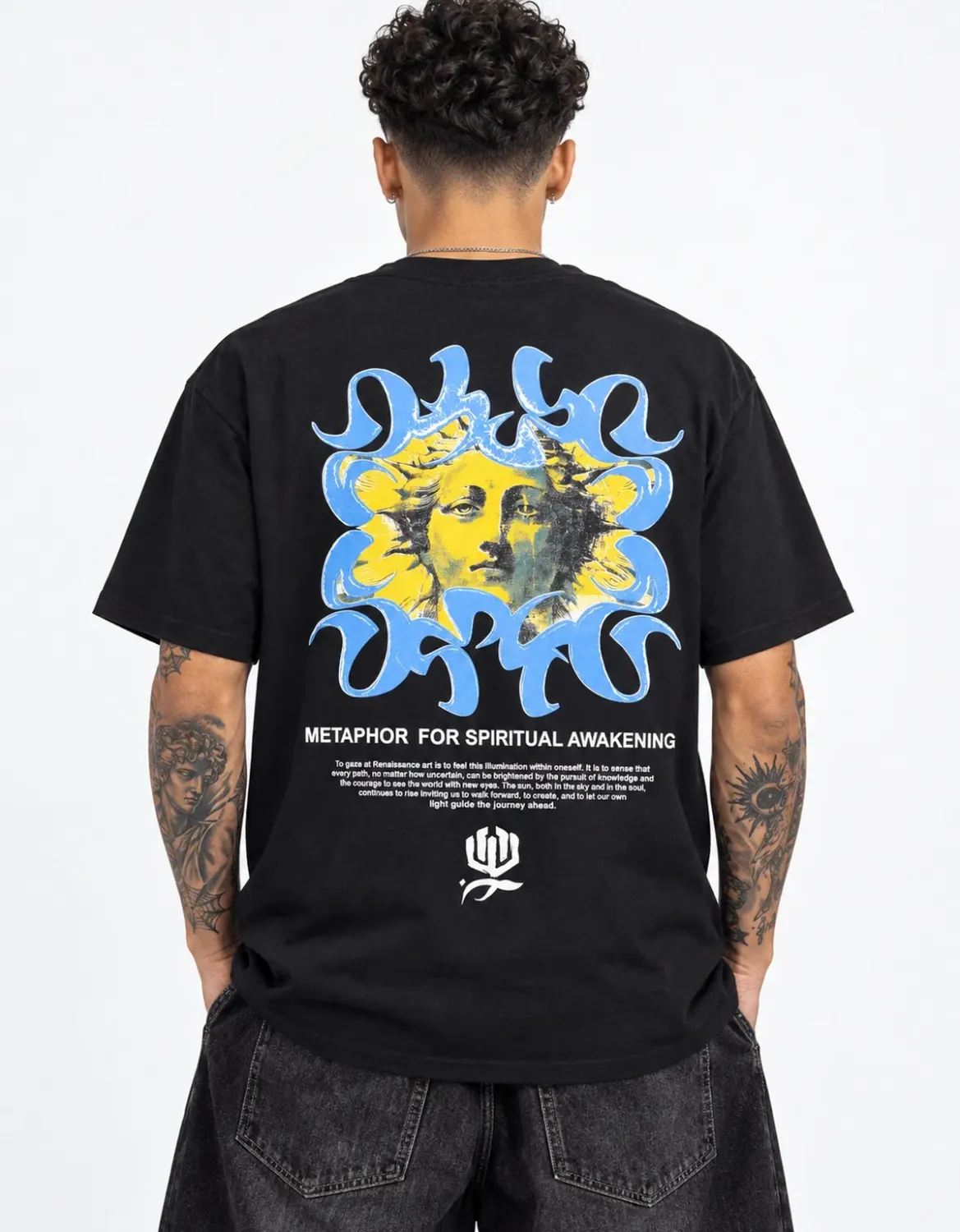 CAMISETA BASIC LIGHT RENAISSANCE JR - PRETO
