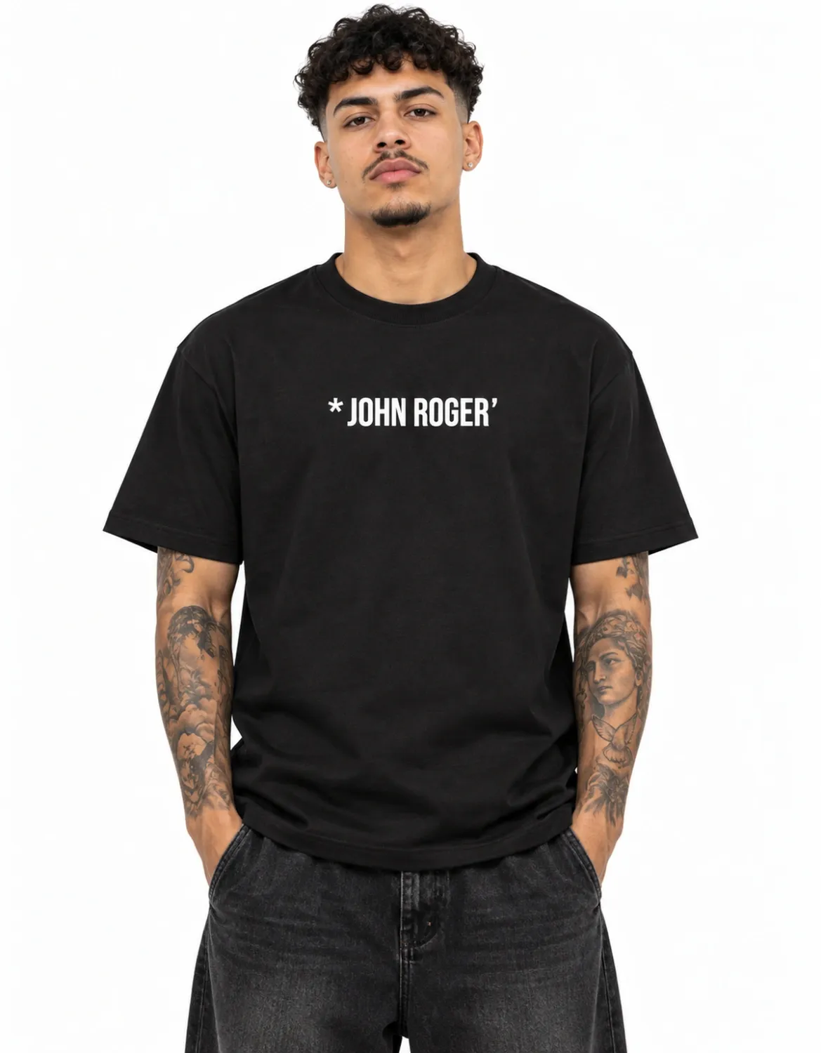 CAMISETA BASIC LIGHT FOCUS JR - PRETO