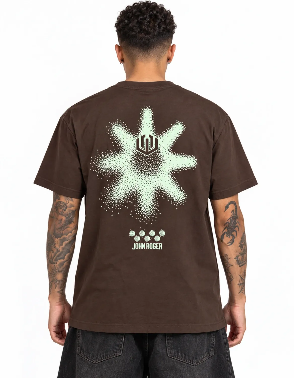 CAMISETA BASIC LIGHT STAR JR - MARROM