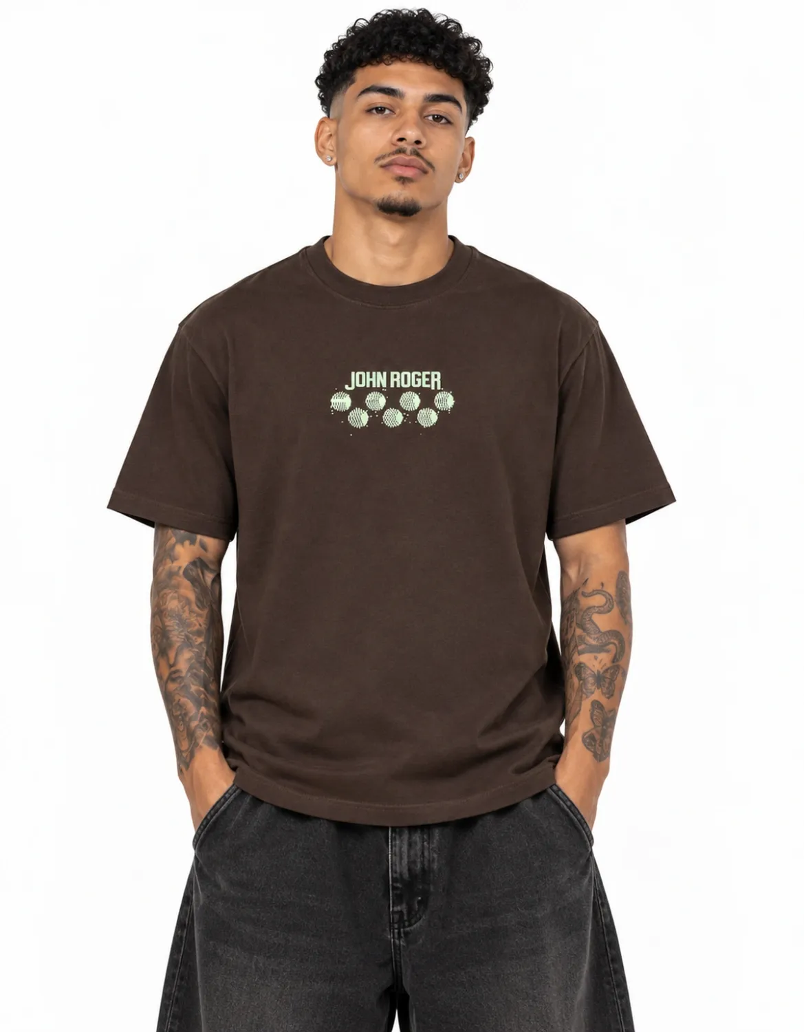 CAMISETA BASIC LIGHT STAR JR - MARROM