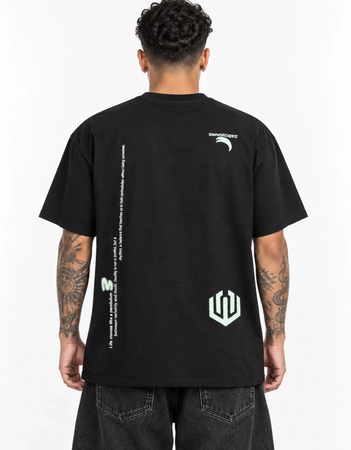 CAMISETA BASIC LIGHT HIGH TECH JR - PRETO