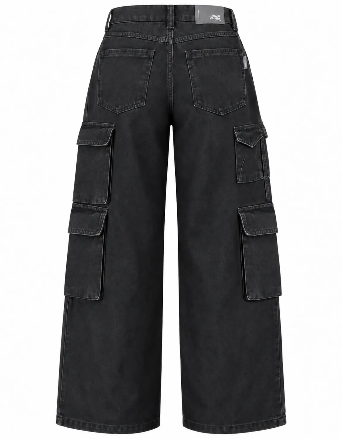 CALÇA FEMININA WIDE LEG CARGO JOHN ROGER - OFF WHITE