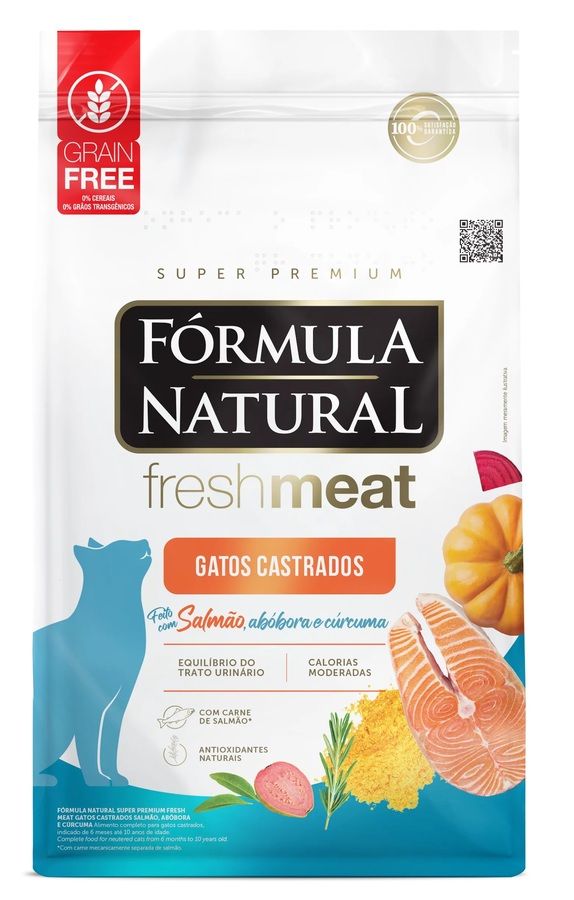 FORMULA NATURAL FRESH MEAT GATO CASTRADO SALMON 7 KG