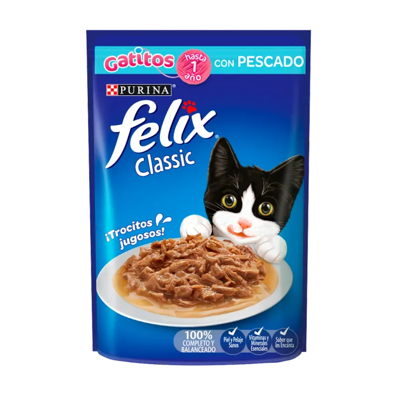 SOBRE FELIX GATITO PESCADO