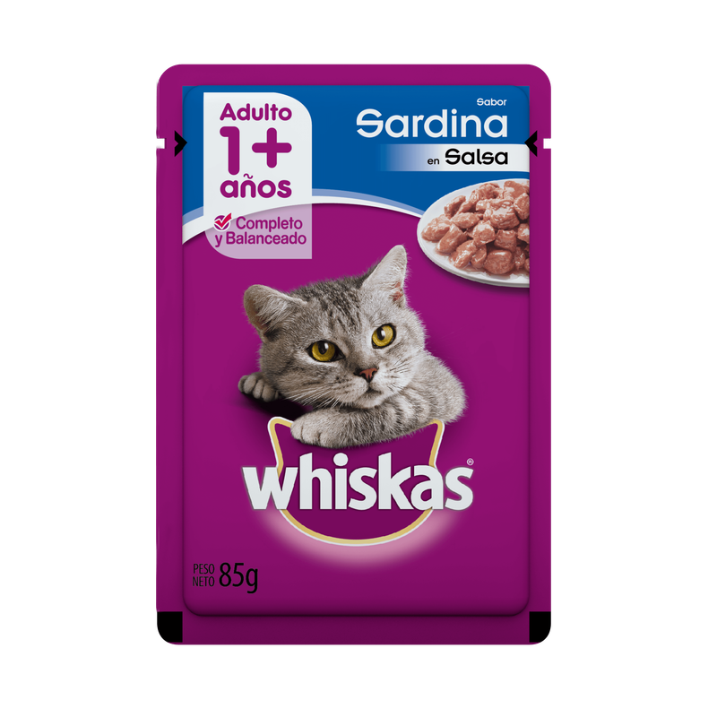 WHISKAS SARDINA SOBRES 85 GS
