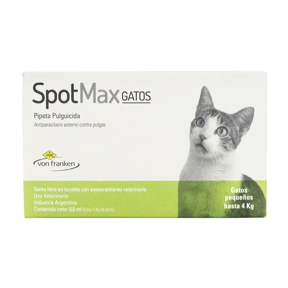 PIPETA GATO SPOTMAX HASTA 4 KG
