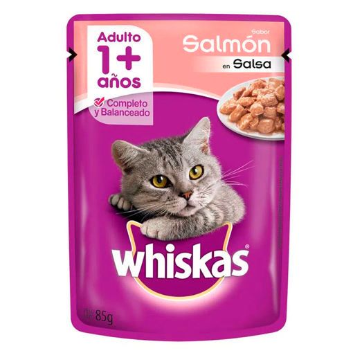 WHISKAS SALMON SOBRES 85 GS