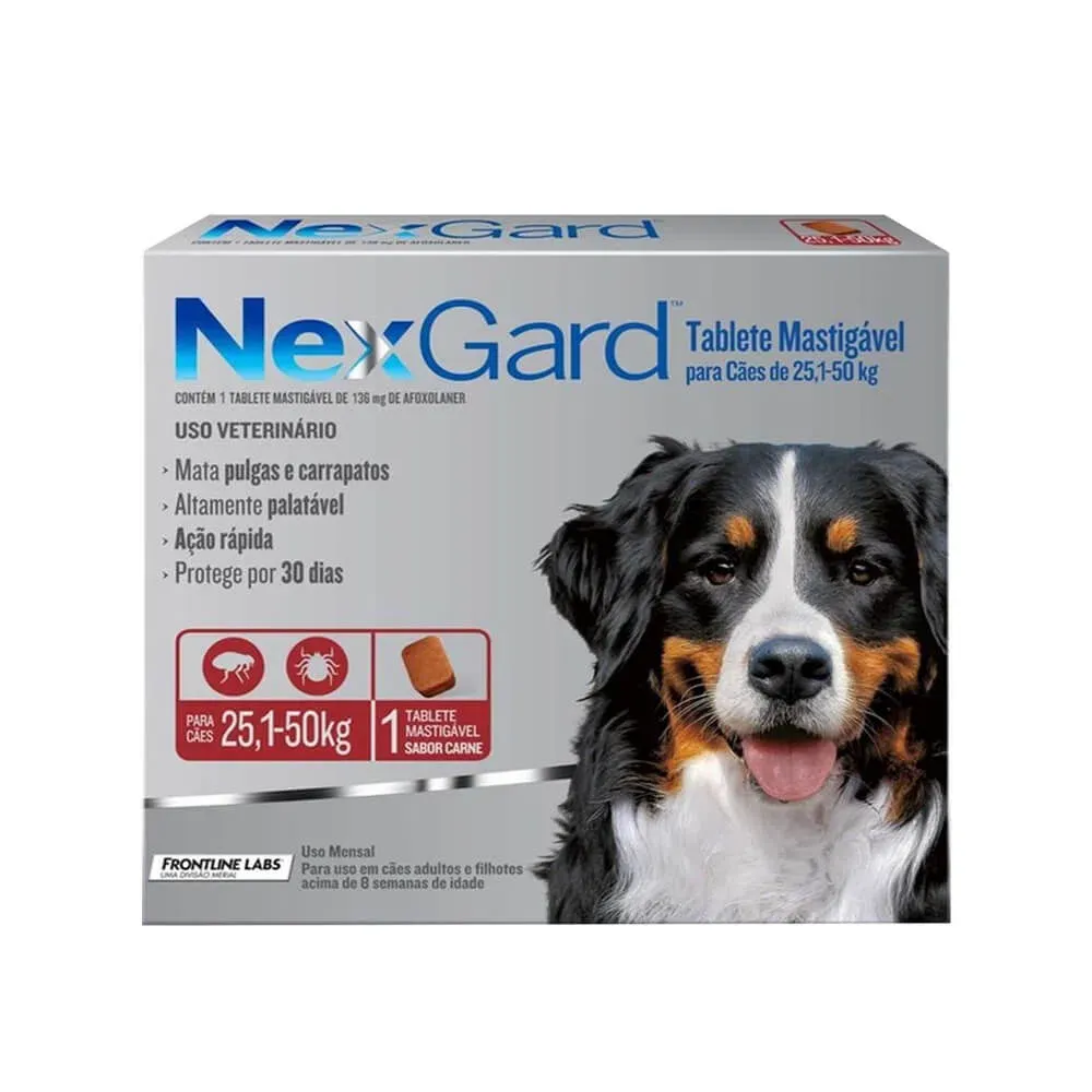NEXGARD 25 A 50 KG
