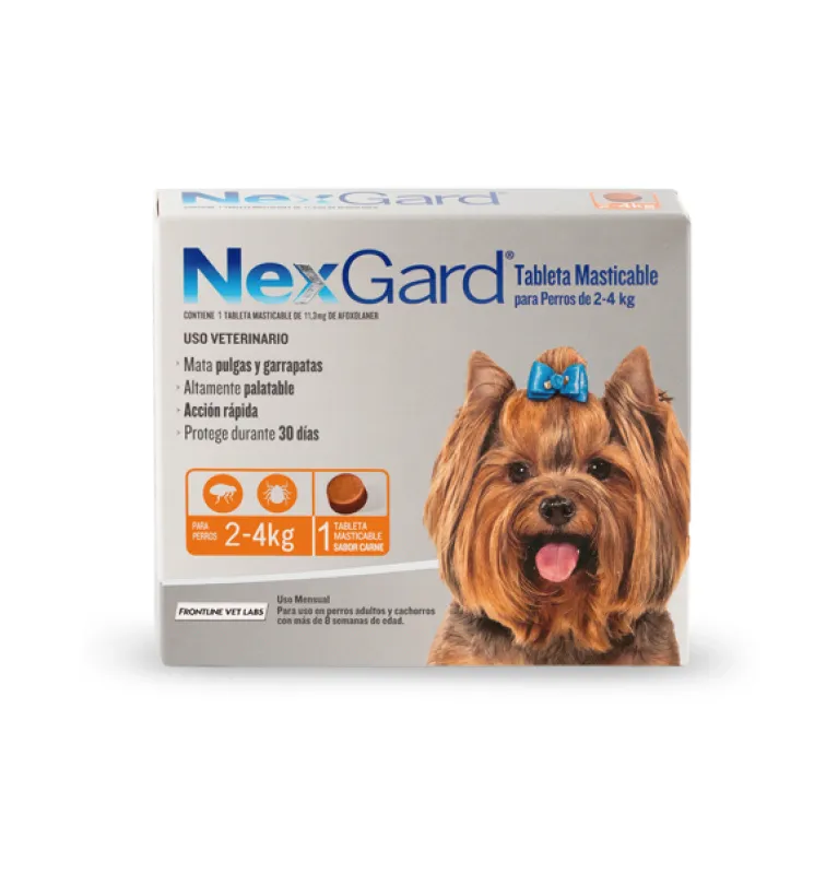 NEXGARD 2 A 4 KG X 3 COMPRIMIDOS