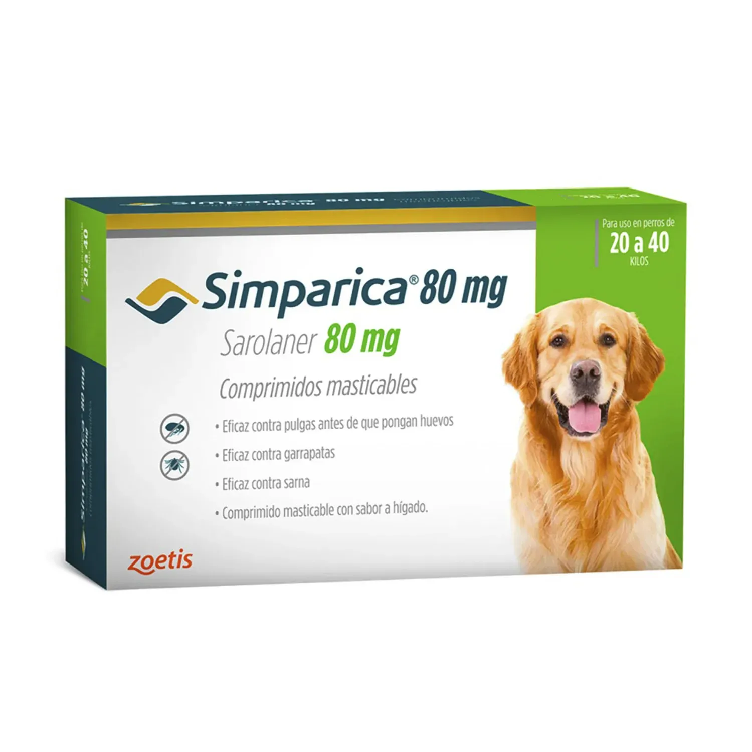 SIMPARICA 20 A 40 CAJA X3