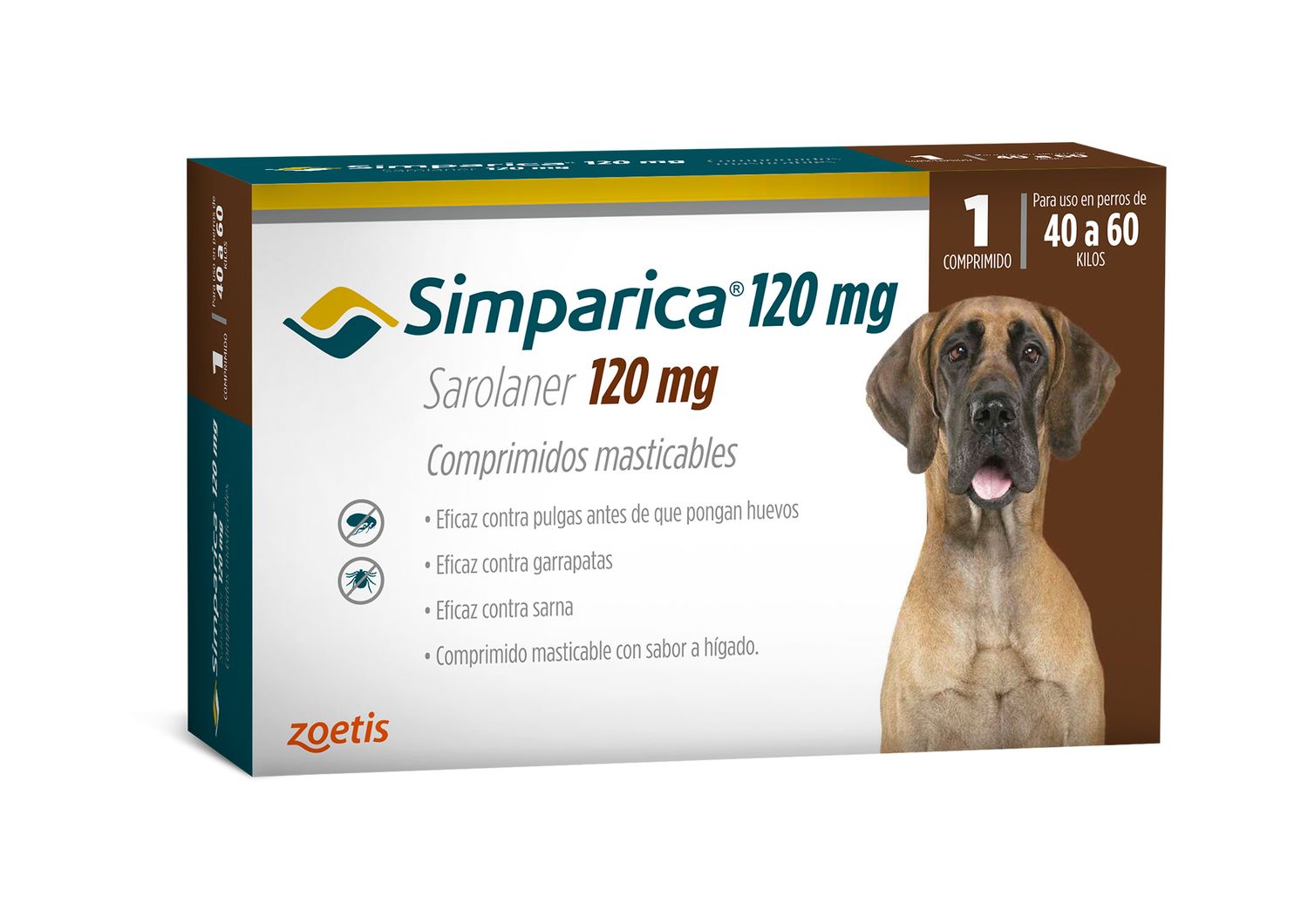 PASTILLA SIMPARICA 40 A 60 KG CAJA X 3