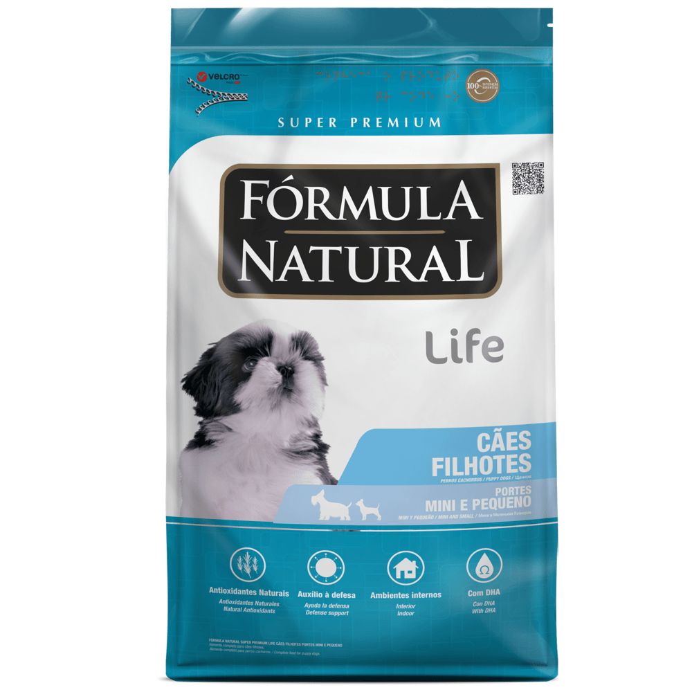 FORMULA NATURAL LIFE CACHORRO RAZAS PEQUEÑAS 7 KG