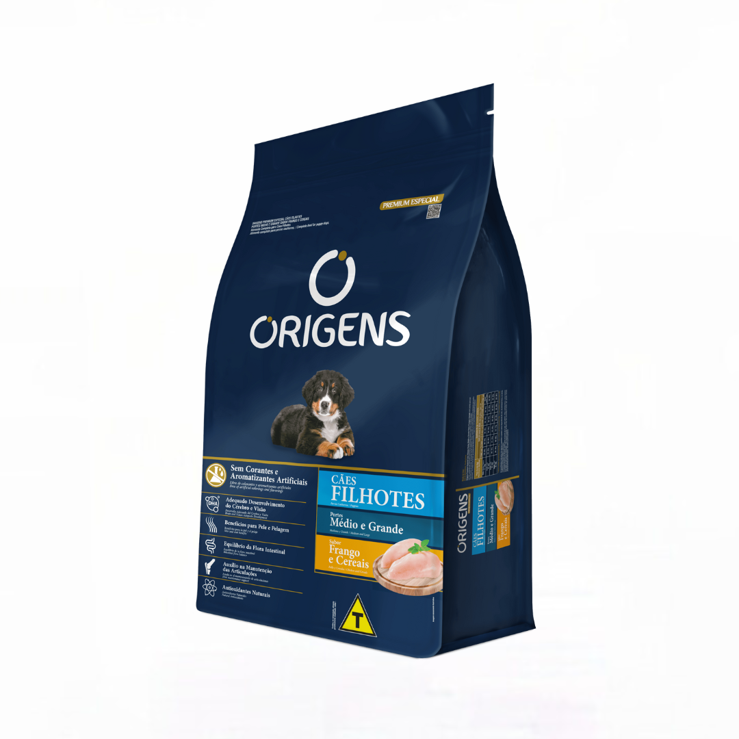 ORIGENS PREMIUM ESPECIAL CACHORRO RAZA MED/GDE 15 KG