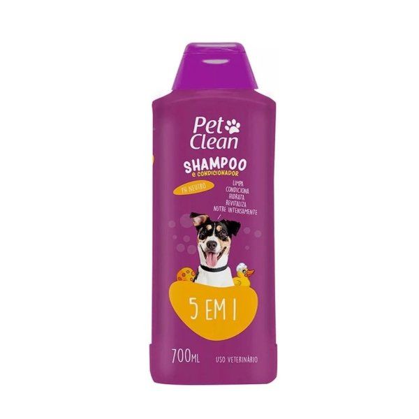 SHAMPOO PET CLEAN 5 EN 1 700 ML VIOLETA