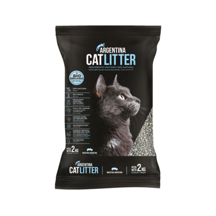 PIEDRA SANITARIA CAT LITTER -BOLSA NEGRA- 2KG