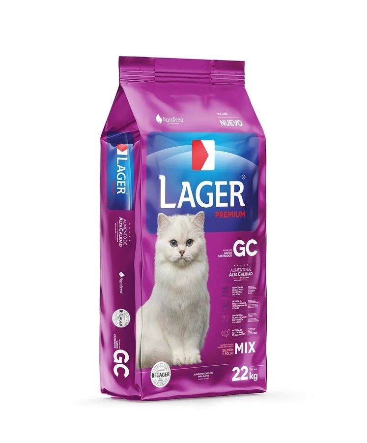 LAGER GATO CASTRADOS 22 KG