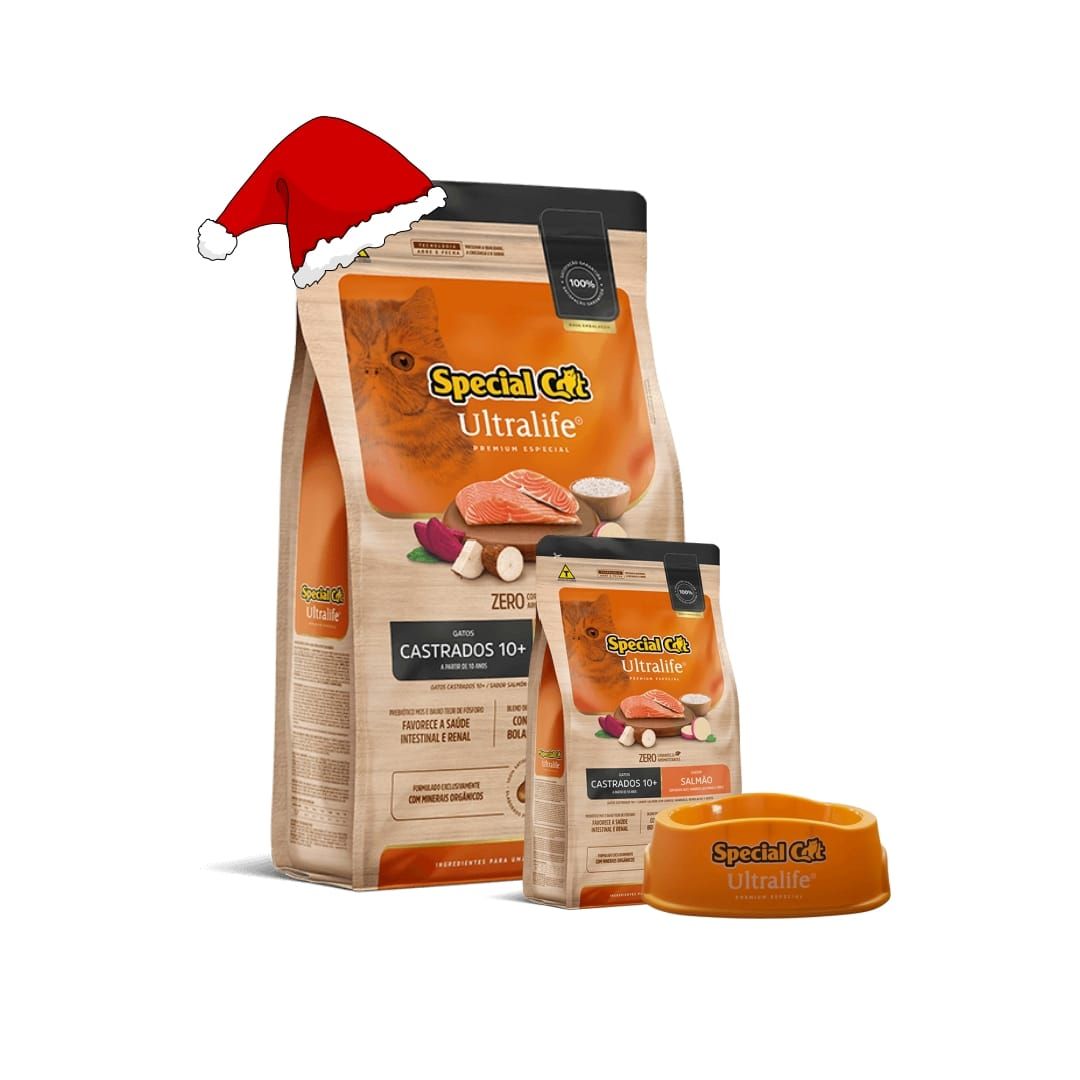 SPECIAL CAT ULTRALIFE SENIOR SALMÓN 10 KG + 3 KG