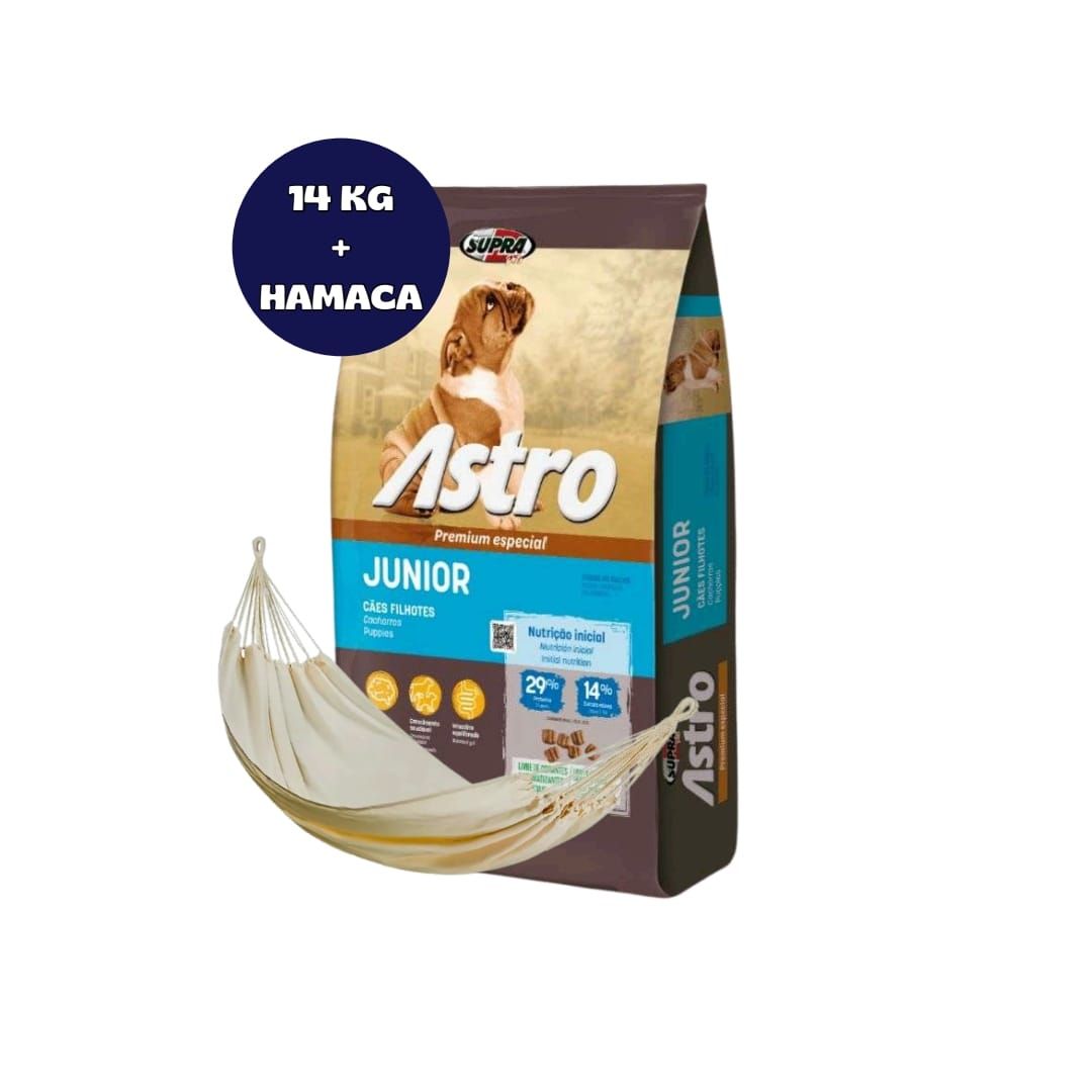 ASTRO JUNIOR 15 KG + HAMACA PARAGUAYA DE REGALO !