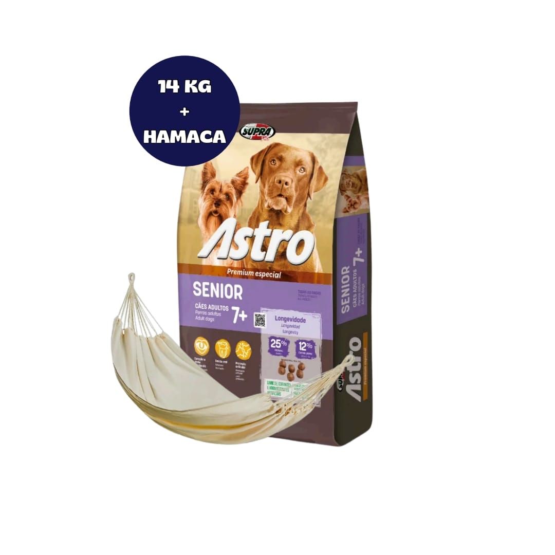 ASTRO SENIOR 14 KG + HAMACA PARAGUAYA DE REGALO !