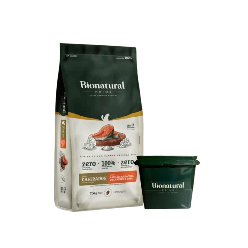 BIONATURAL GATO CASTRADO 7 KG