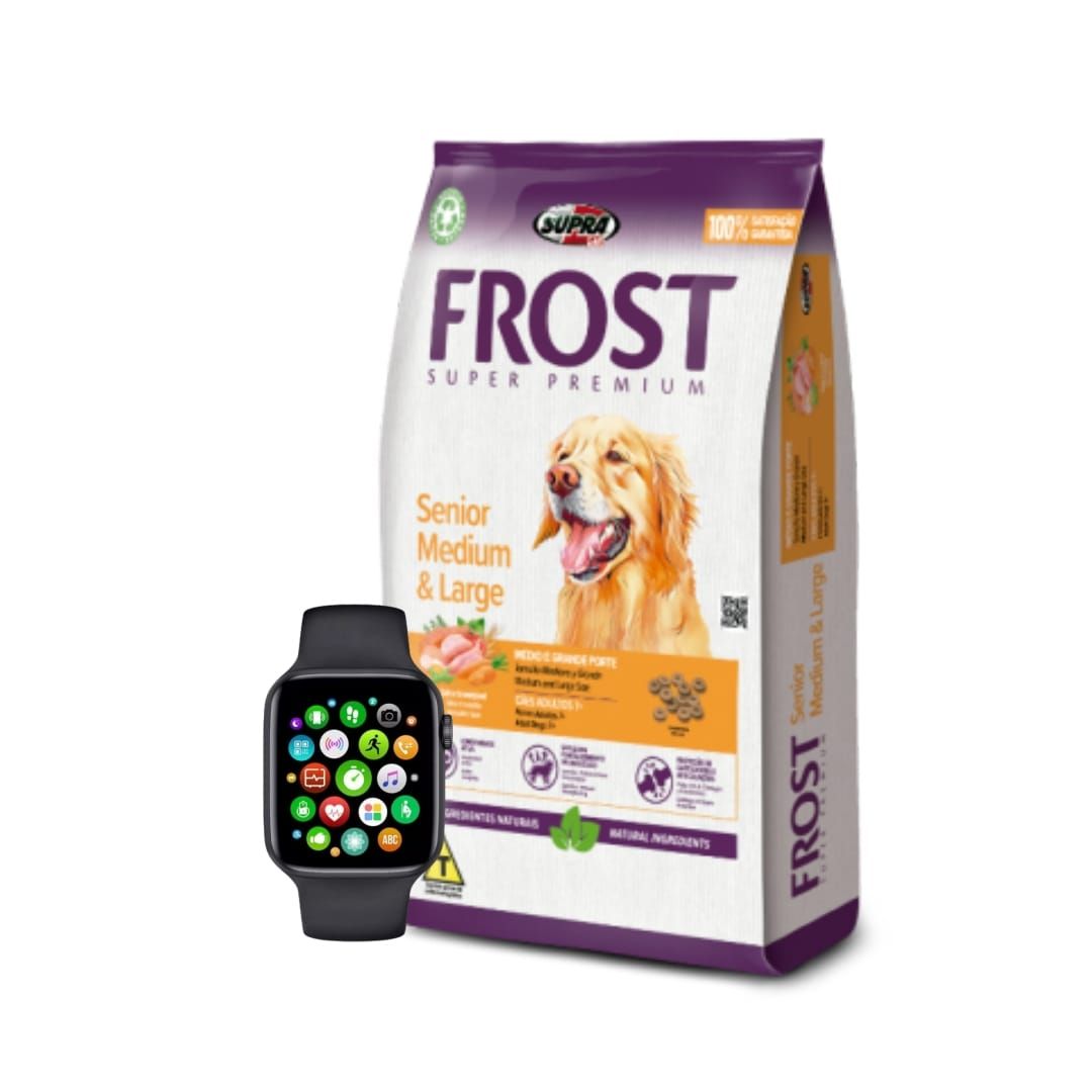 FROST SENIOR LARGE Y MEDIUM 15 KG + SMART WATCH DE REGALO!