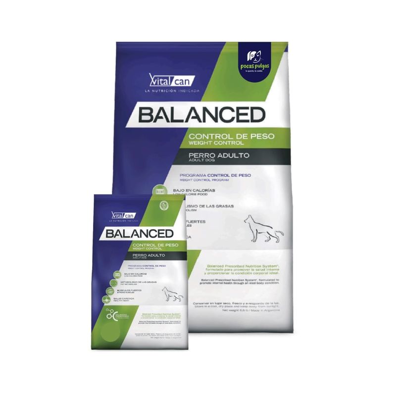 BALANCED DOG CONTROL DE PESO 20 KG + 3 KG DE  REGALO !
