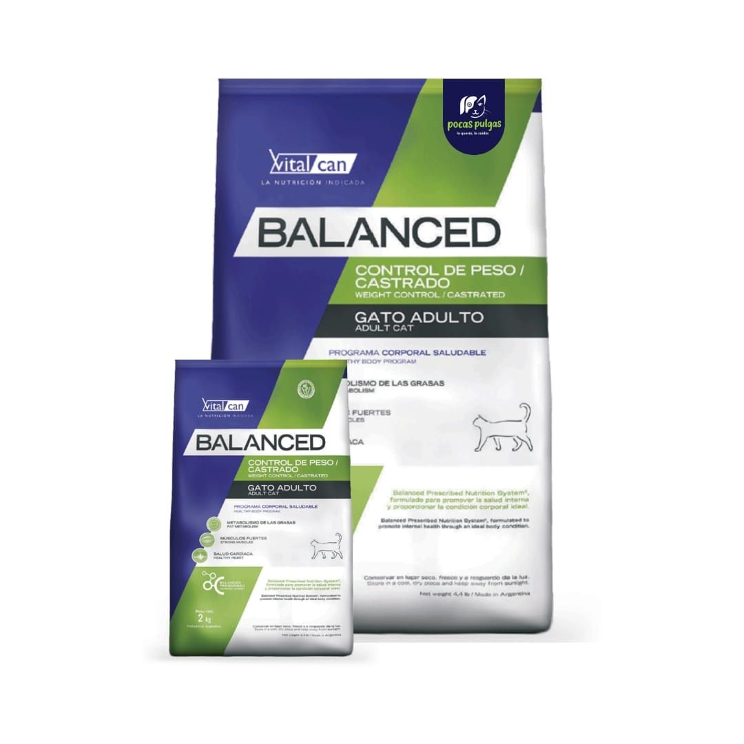 BALANCED CAT CASTRADO 7.5 KG + 2 KG DE REGALO!