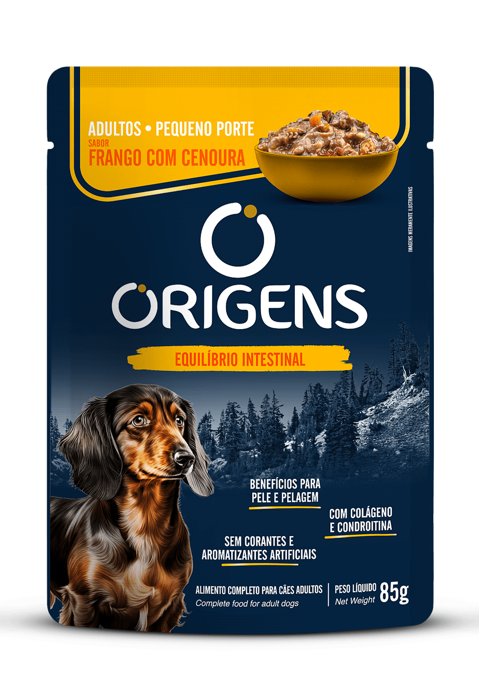 SOBRE ORIGENS PERRO AD CARNE Y FRANGO RAZA PEQUEÑA