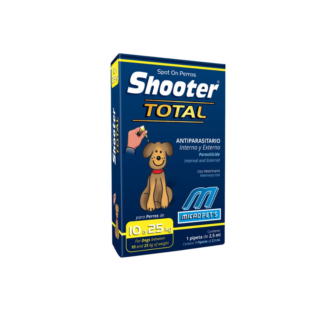 PIPETA SHOOTER TOTAL 10 A 25KG